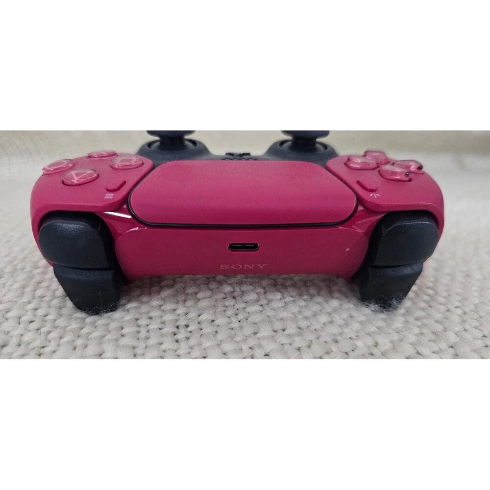 Sony PlayStation 5 DualSense Wireless Controller features a vibrant Cosmic Red